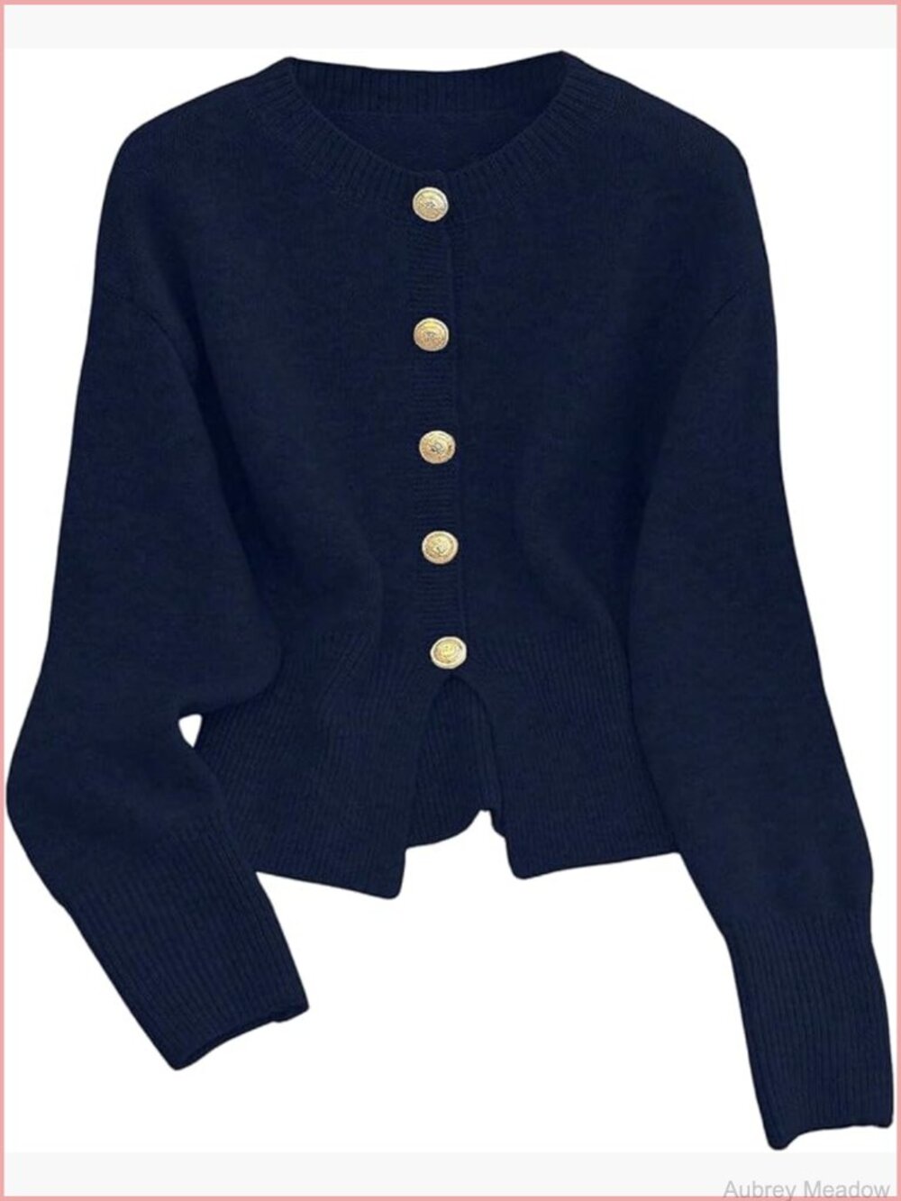 Cropped Cardigan Sweater Lightweight Knit Button Up Cardigan